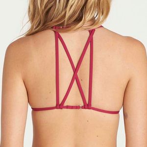Bikini Sostén Mujer Sol Searcher Crsback Rojo Billabong