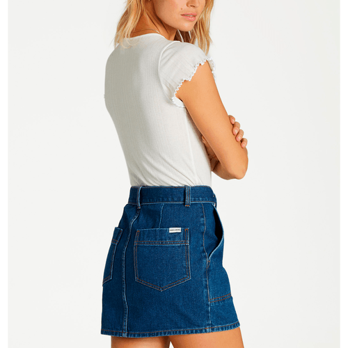 Falda Mujer Live Simple Indigo Azul Billabong