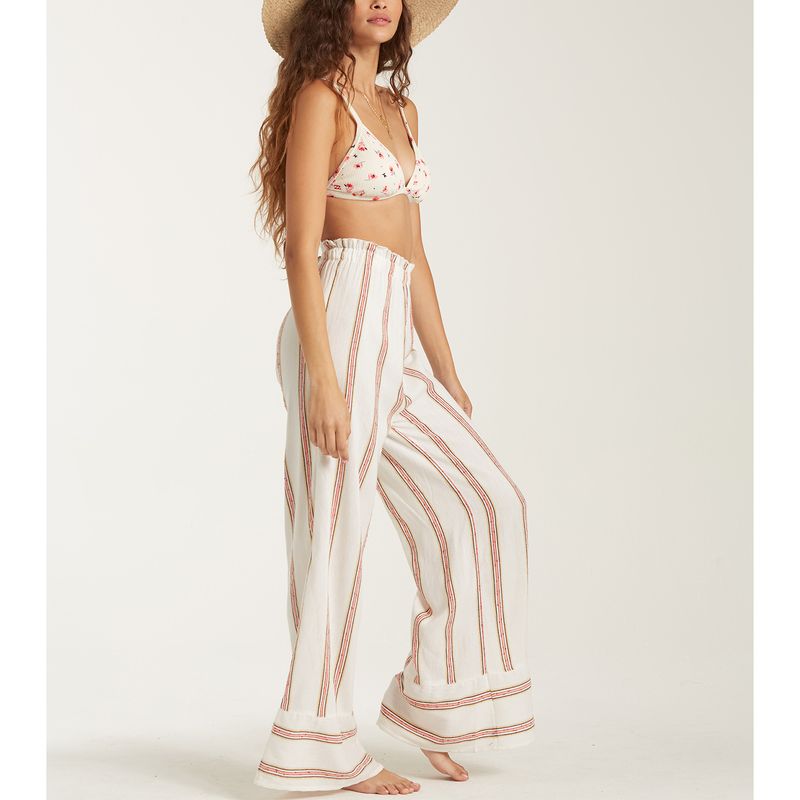 Pantalon blanco best sale playero mujer