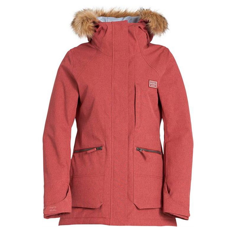 Parka de Nieve Mujer Into The Forest Rosado Billabong