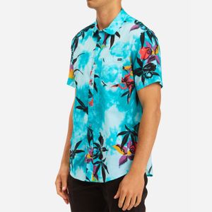 Camisa Hombre Sundays Floral Celeste Billabong
