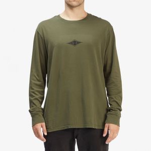 Polera Manga Larga Hombre Diamond Wave Verde Billabong