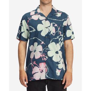 Camisa Manga Corta Hombre Sundays Vacay M Wvtp Azul Billabong