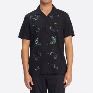 Camisa Manga Corta Hombre Kamea Lazarus M Wvtp Negro Billabong