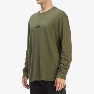Polera Manga Larga Hombre Diamond Wave Verde Billabong