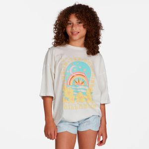 Polera Manga Corta Niña In The Sunshine Blanco Billabong