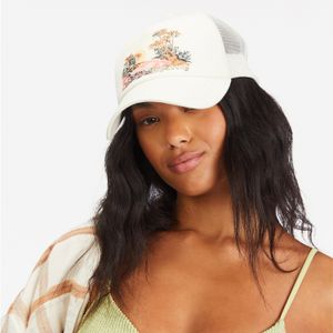 Jockey Mujer Aloha Forever Trucker Hat Blanco Billabong