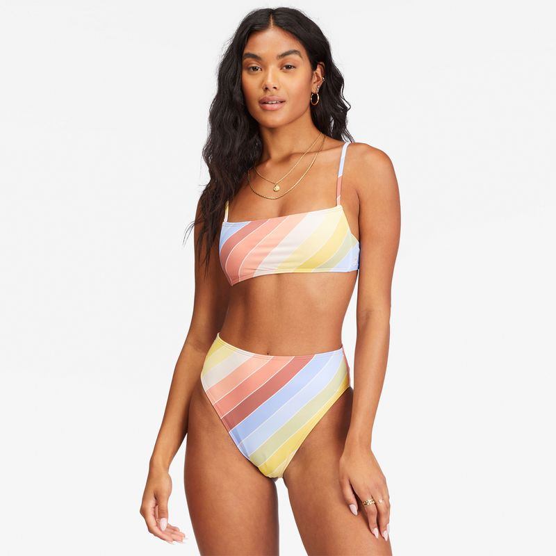 Bikini-Mujer-Brighter-Daze-Square-Ruched-Bralette-Bikini-Top