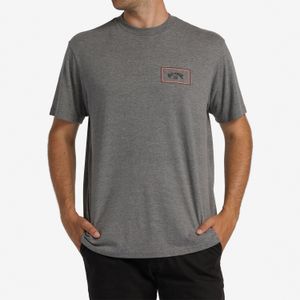 Polera Hombre Arch Block Short Sleeve T-Shirt Gris Billabong