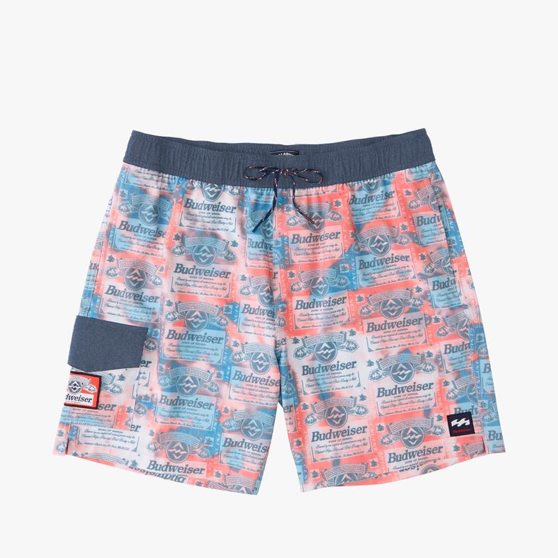 Traje-de-baño-Hombre--Budweiser-Insignia-Layback-Bottle-Opener-Boardshorts