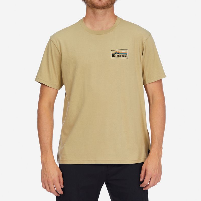 Camiseta Billabong Online - A/Div Sun Up Corta Sleeve T-Shirt Hombre Kaki