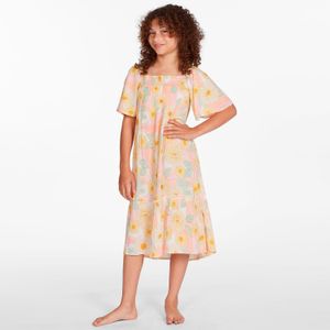 Vestido Niña Girls' Sunflower Midi Dress Amarillo Billabong