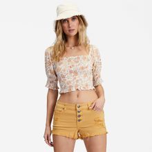 Short Mujer Buttoned Up Denim Shorts