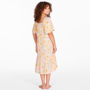 Vestido Niña Girls' Sunflower Midi Dress Amarillo Billabong