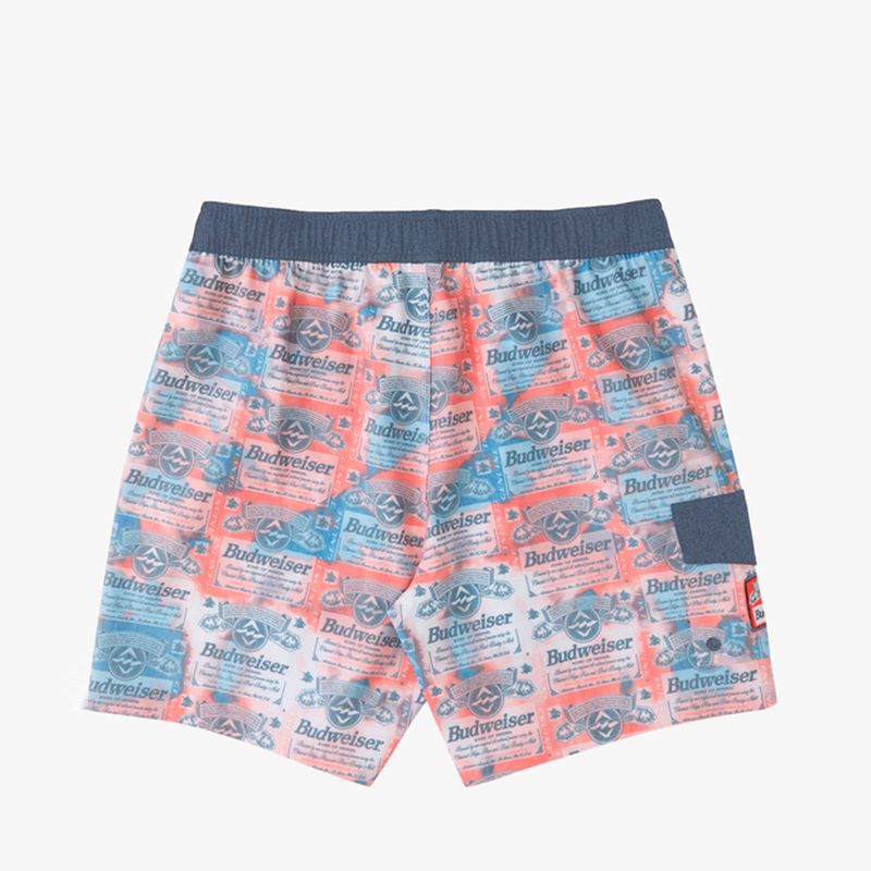 Traje-de-baño-Hombre--Budweiser-Insignia-Layback-Bottle-Opener-Boardshorts