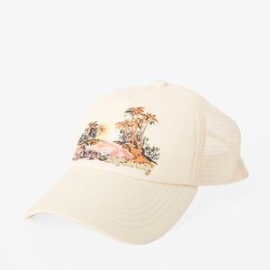 Jockey Mujer Aloha Forever Trucker Hat Blanco Billabong