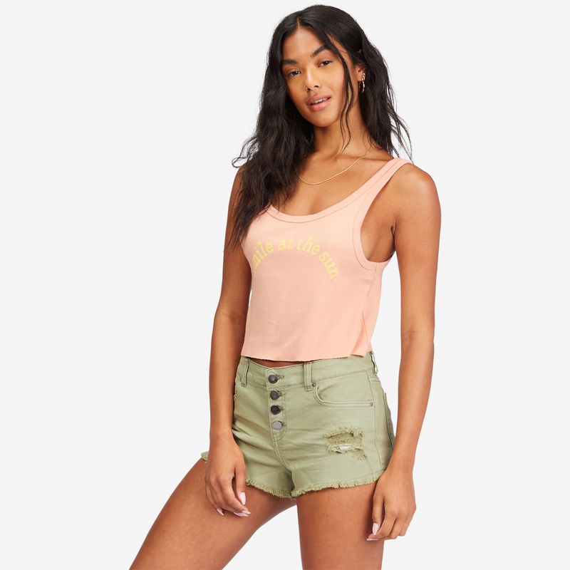 Short Mujer Buttoned Up Denim Shorts Verde Billabong-Billabong Chile