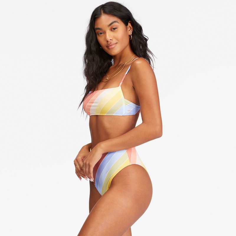 Bikini-Mujer-Brighter-Daze-Square-Ruched-Bralette-Bikini-Top