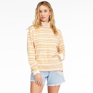 Polerón Mujer  Retro Summer Mock Neck Half-Zip Sweatshirt Amarillo Billabong