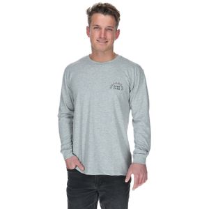 Polera Manga Larga Hombre Tropics Pocket Gris Billabong