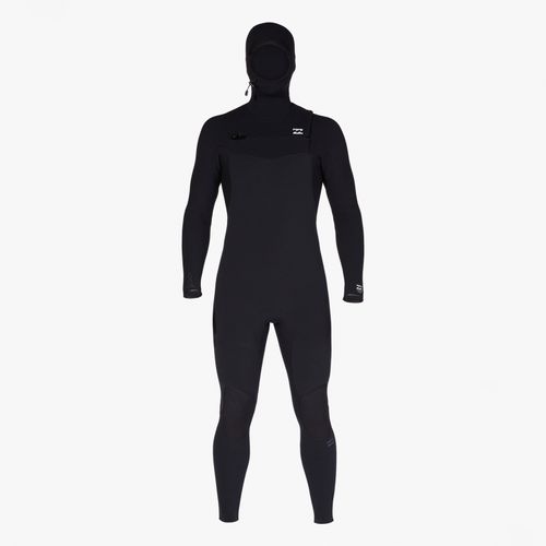 Traje de Neopreno Completo 4/3 Furnace Comp con capucha y cremallera en el pecho Negro Billabong