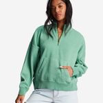 Poleron-Mujer-Lazy-Mornings-Half-Zip-Pullover