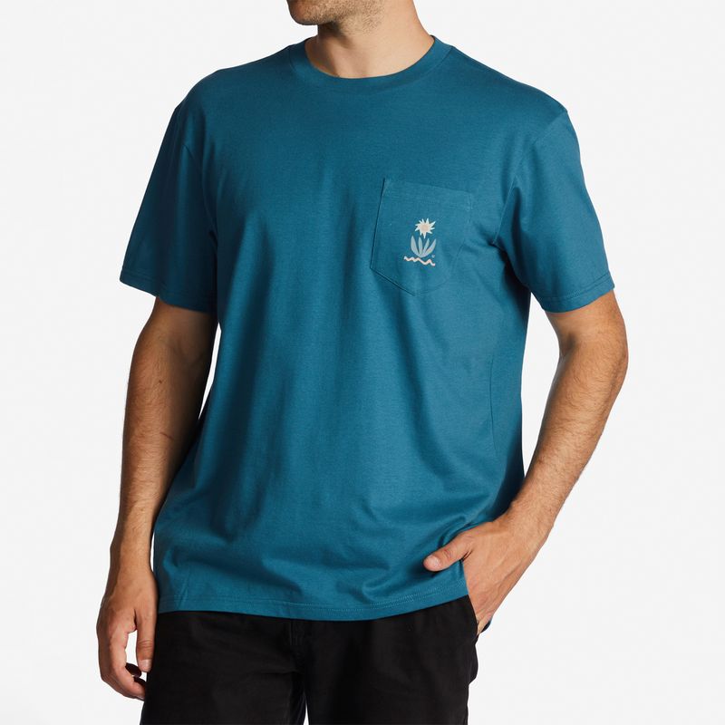 Polera Hombre Troppo Pocket Azul Billabong Billabong Chile