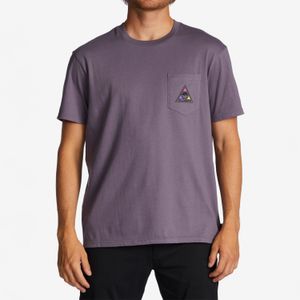 Polera Hombre Troppo Pocket Morado Billabong