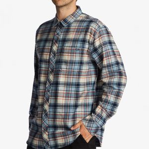 Camisa Hombre Coastline Flannel Azul Billabong