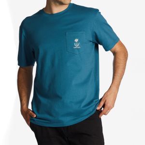 Polera Hombre Troppo Pocket Azul Billabong