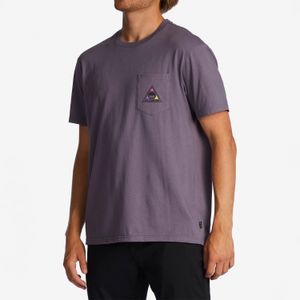Polera Hombre Troppo Pocket Morado Billabong