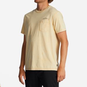 Polera Hombre  Pocket Wash Amarillo Billabong