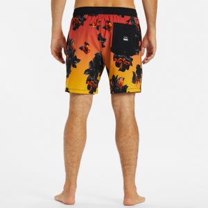 Traje de Baño Hombre Kamea Lava Floral Layback Multicolor Billabong