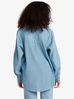 Blusa Manga Larga Mujer Swell Celeste Billabong