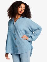Blusa Manga Larga Mujer Swell Celeste Billabong