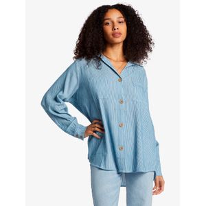 Blusa Manga Larga Mujer Swell Celeste Billabong