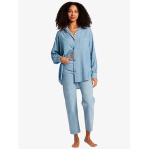 Blusa Manga Larga Mujer Swell Celeste Billabong