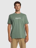 Polera Hombre Throwback Verde Billabong