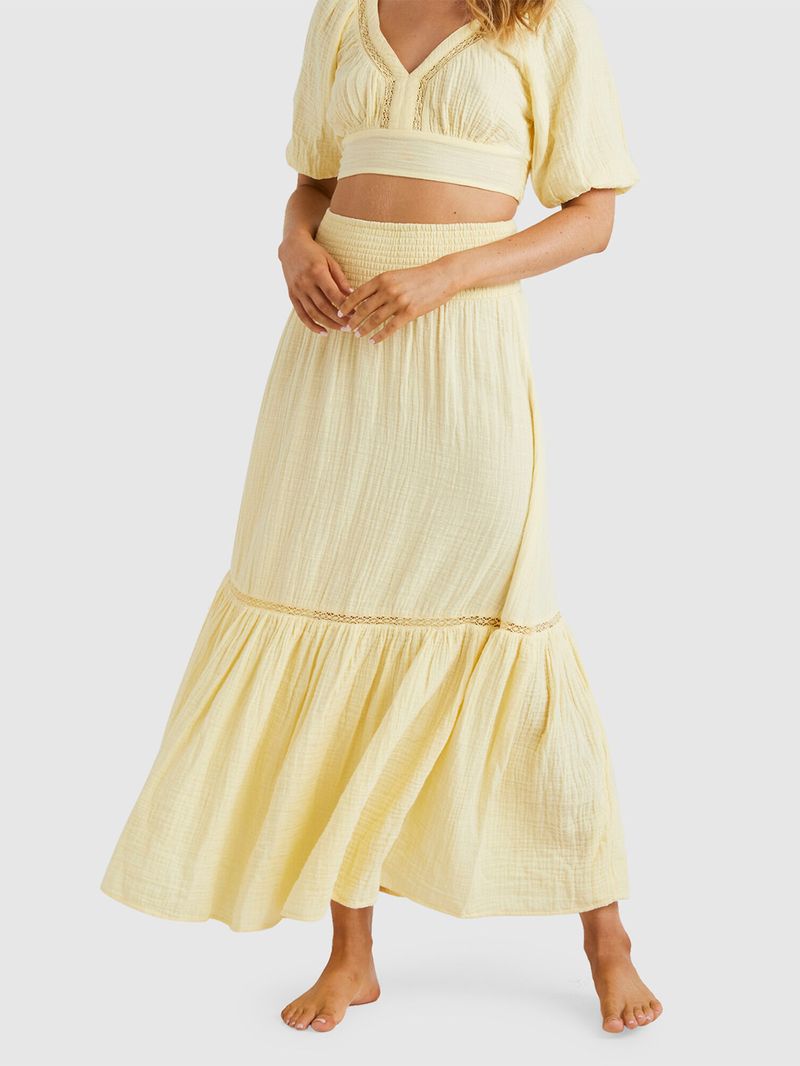 Falda-Mujer-In-The-Palms-Amarilla-Billabong