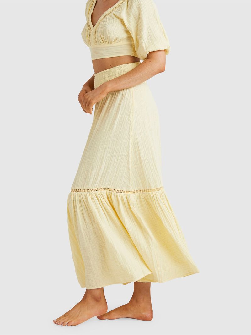 Falda-Mujer-In-The-Palms-Amarilla-Billabong