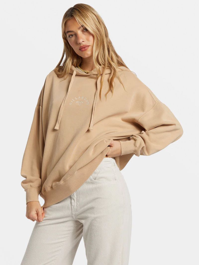 Poleron-Mujer-So-Classic-Beige-Billabong