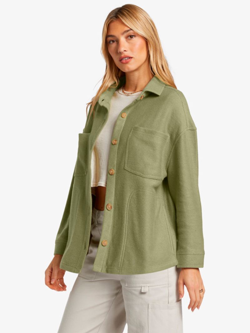 Sobrecamisa-Mujer-Everytime-Verde-Billabong