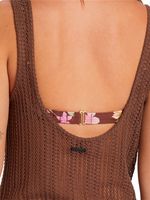 Vestido Mujer Lunar Days Midi Café Billabong