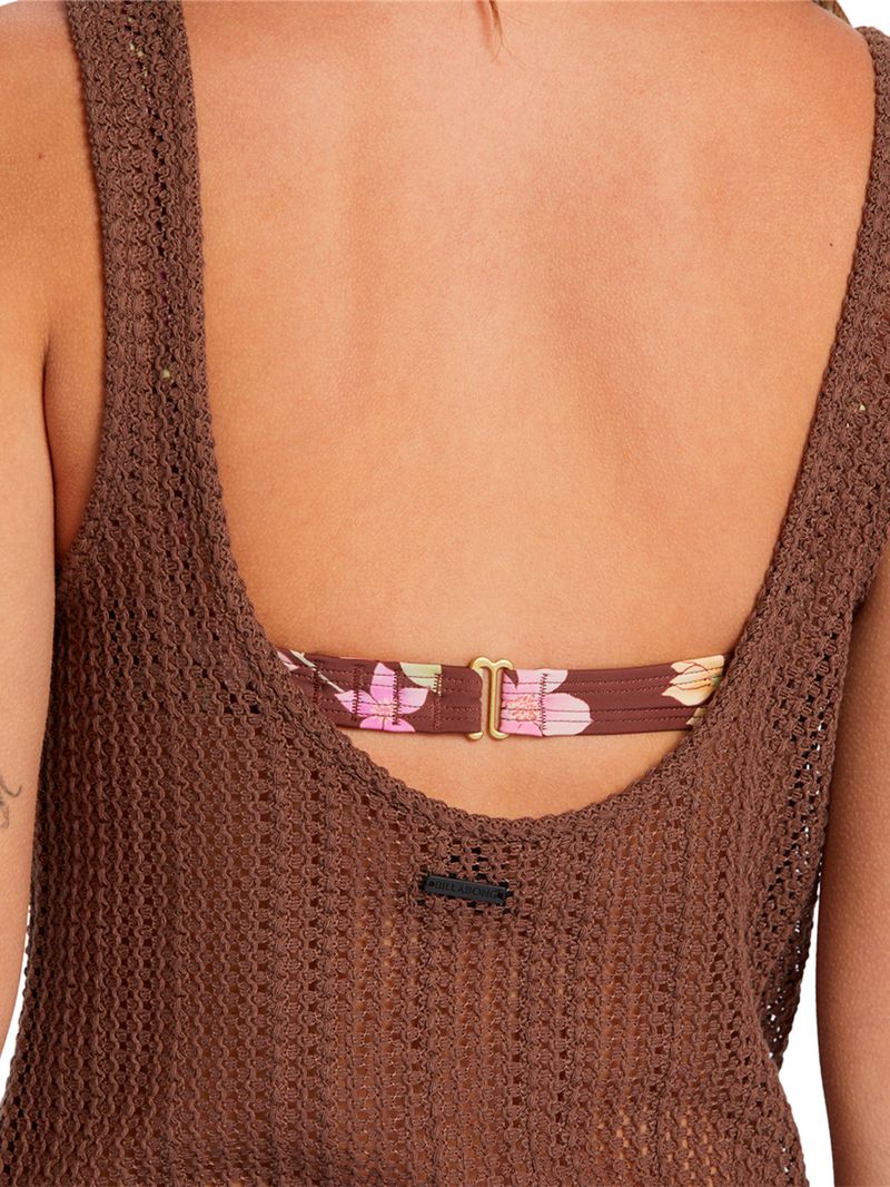 Vestido Mujer Lunar Days Midi Café Billabong