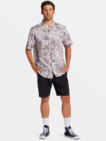 Camisa Manga Corta Hombre Double Vision Purple Flowers Billabong