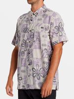 Camisa Manga Corta Hombre Double Vision Purple Flowers Billabong