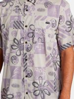 Camisa Manga Corta Hombre Double Vision Purple Flowers Billabong