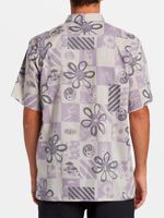 Camisa Manga Corta Hombre Double Vision Purple Flowers Billabong