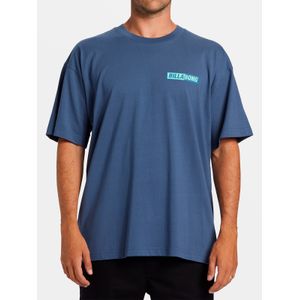 Polera Manga Corta Hombre Nightmare Azul Billabong