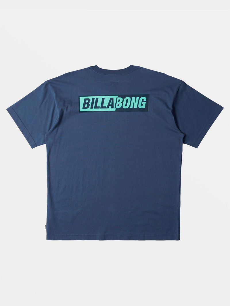 Polera-Manga-Corta-Hombre-Nightmare-Azul-Billabong
